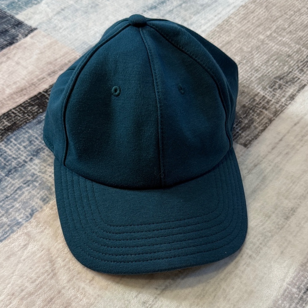 Athleta Baseball Cap Teal Blue Running Hiking Summer Athleisure Adjustable